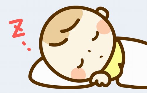 うつぶせに寝ている赤ちゃん